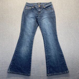 Mixit Womens Denim Blue Jeans Size 6 Cotton Blend Medium Wash Stretch